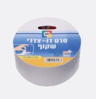 דבק דו-צדדי שקוף רחב