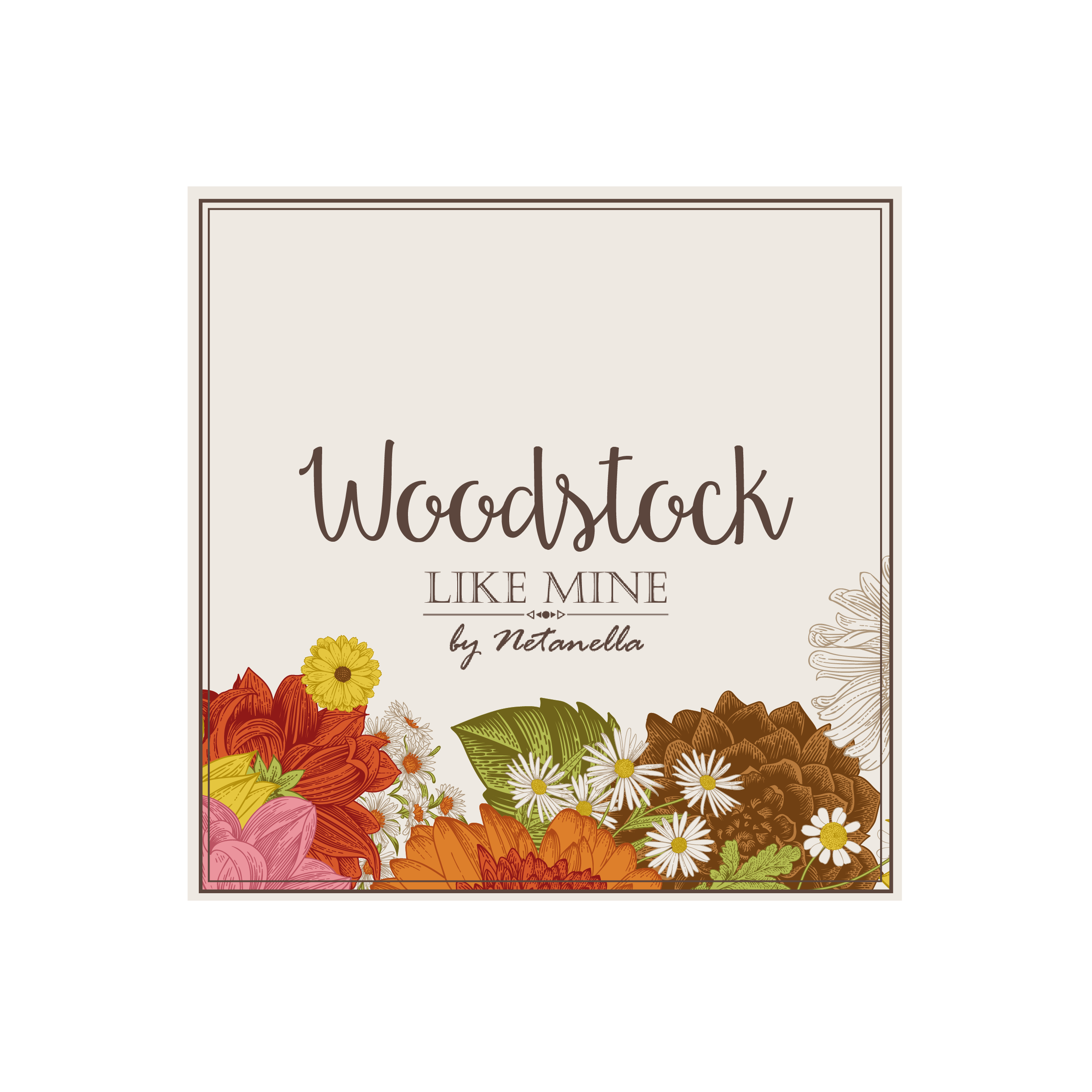 WOODSTOCK-נר שעווה טבעי בכלי בטון ורוד