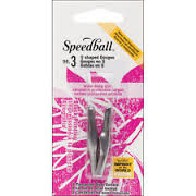 Speedball Lino Cutter Blades - #3 U shaped