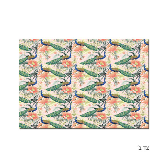 גיליון נייר עטיפה -PEACOCK  -דגם 37