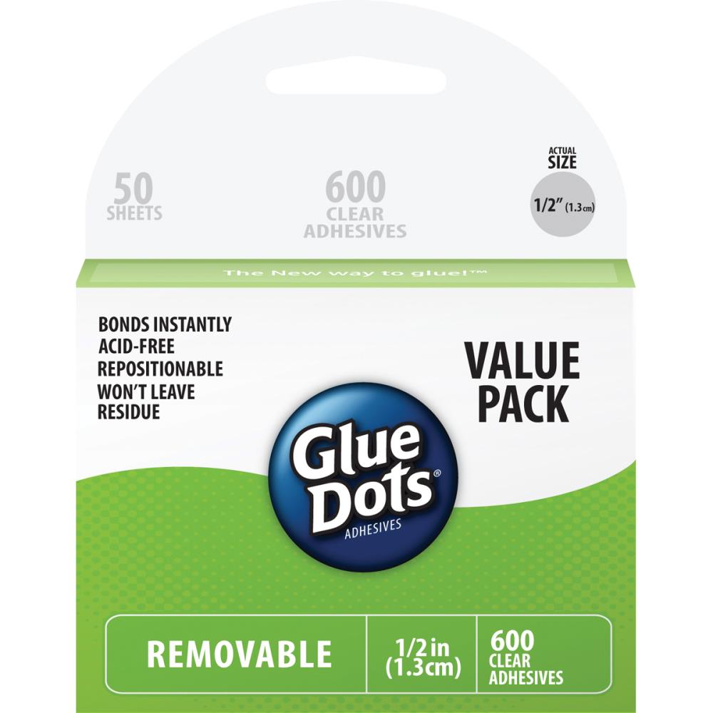 נקודות דבק - Glue Dots - Removable Dot Sheets Value Pack