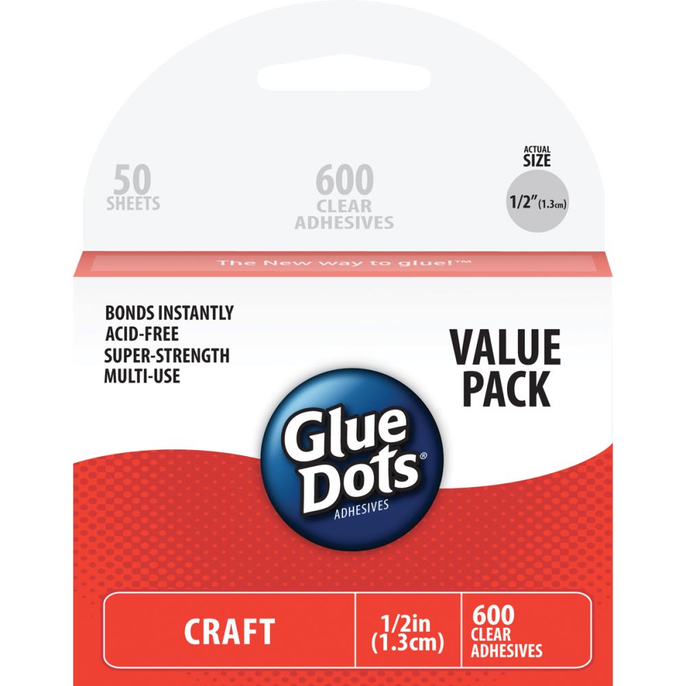 נקודות דבק - Glue Dots -Craft Dot Sheets Value Pack