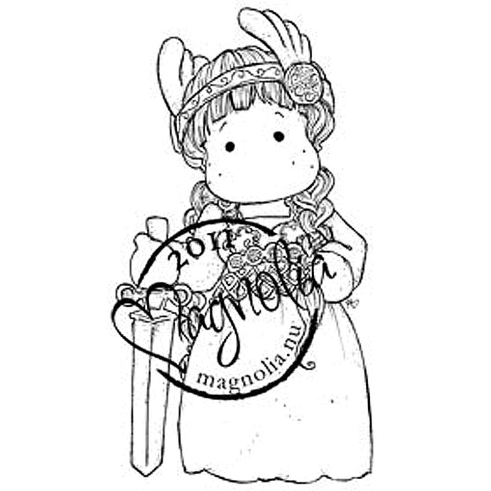 Princes &amp; Princesses Cling Stamp - Viking Tilda