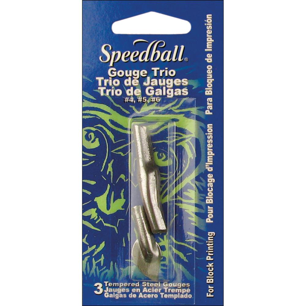 Lino Cutter Blades - Large U Gouge, Square Gouge &amp; Knife