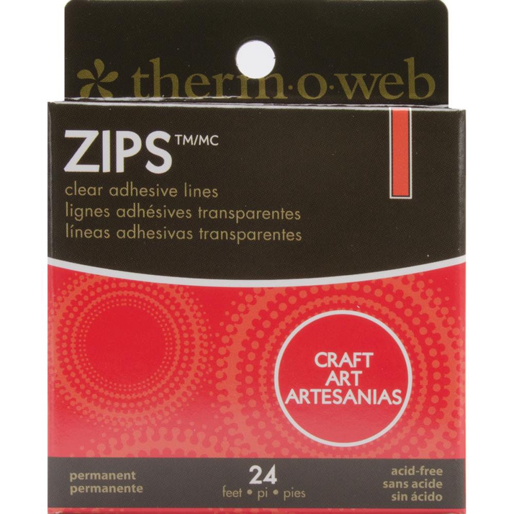 Zips Clear Adhesive Lines - Craft