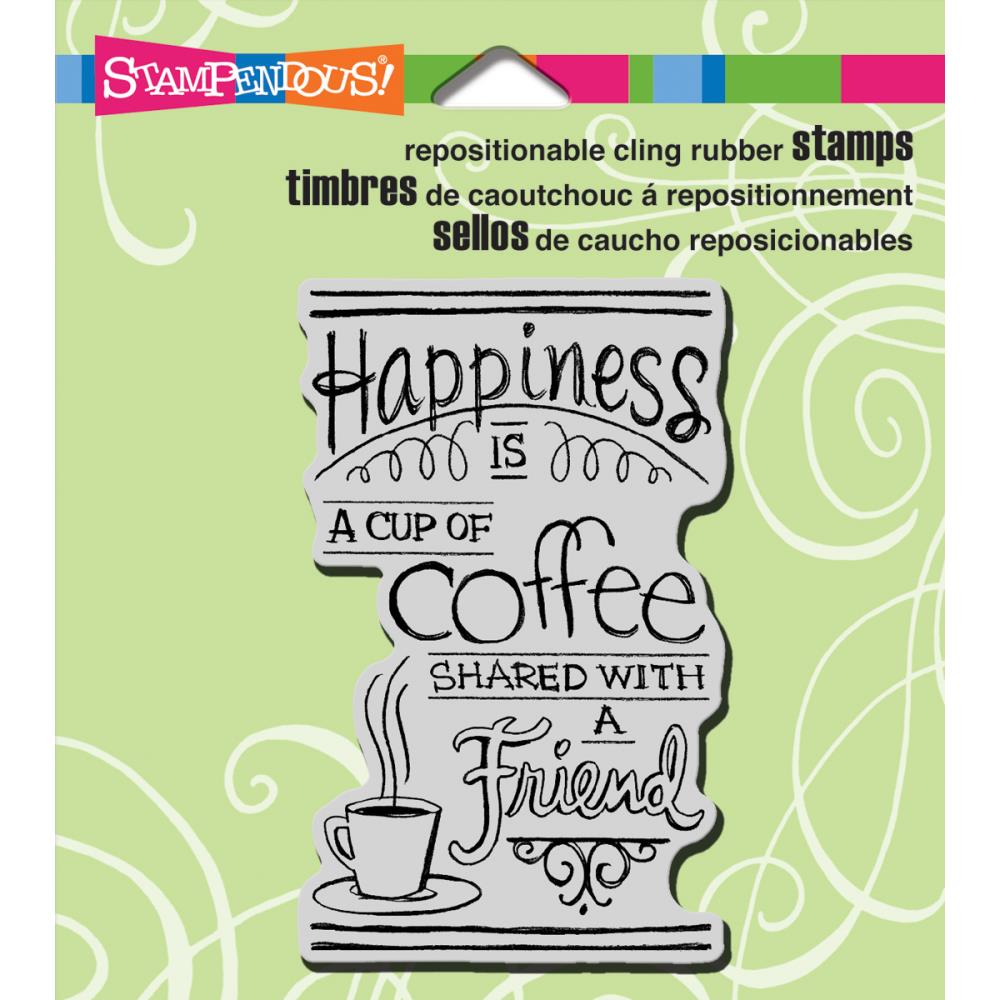 חותמת קלינג - Cling Stamp - Shared Coffee
