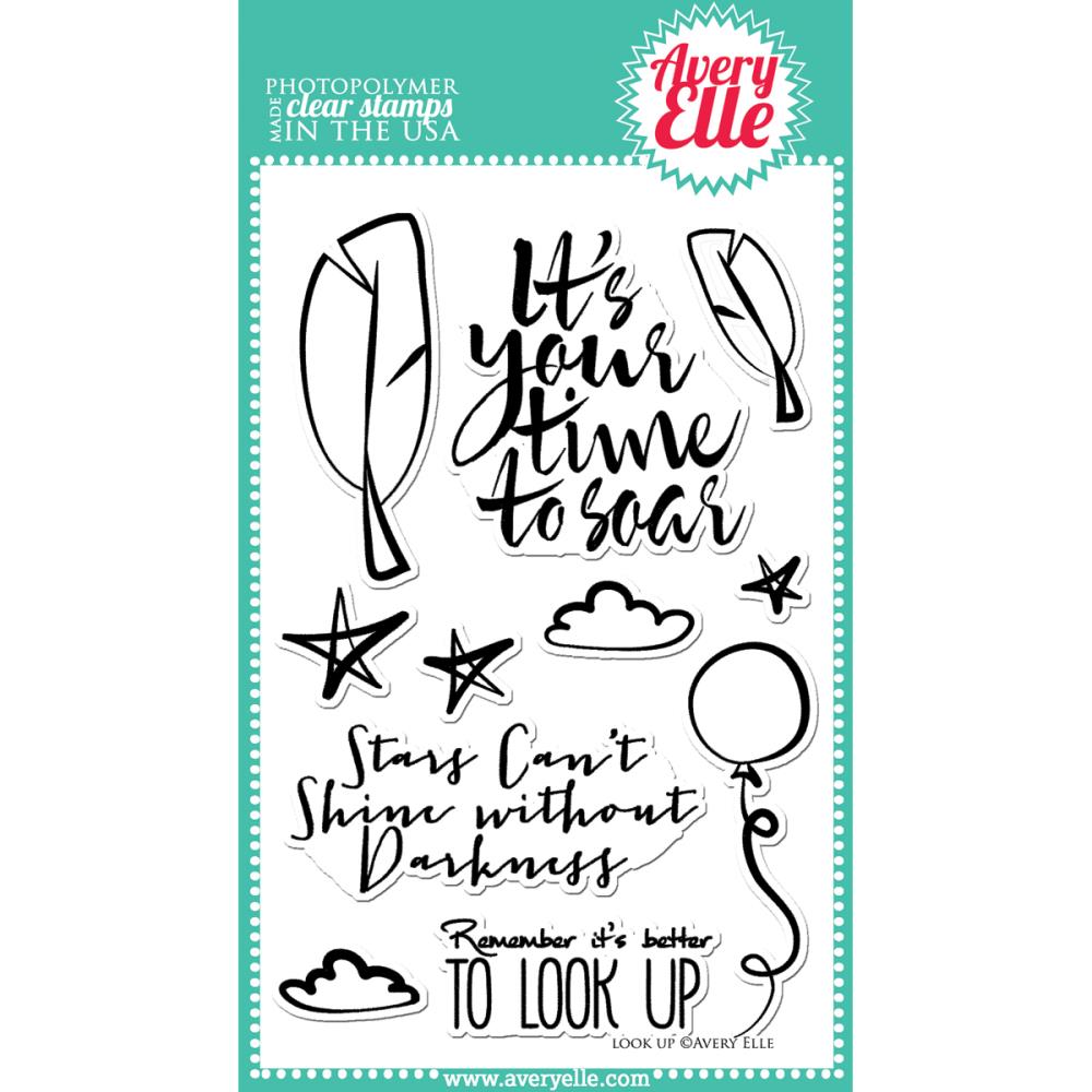 חותמות סיליקון - Clear Stamp Set - Look Up