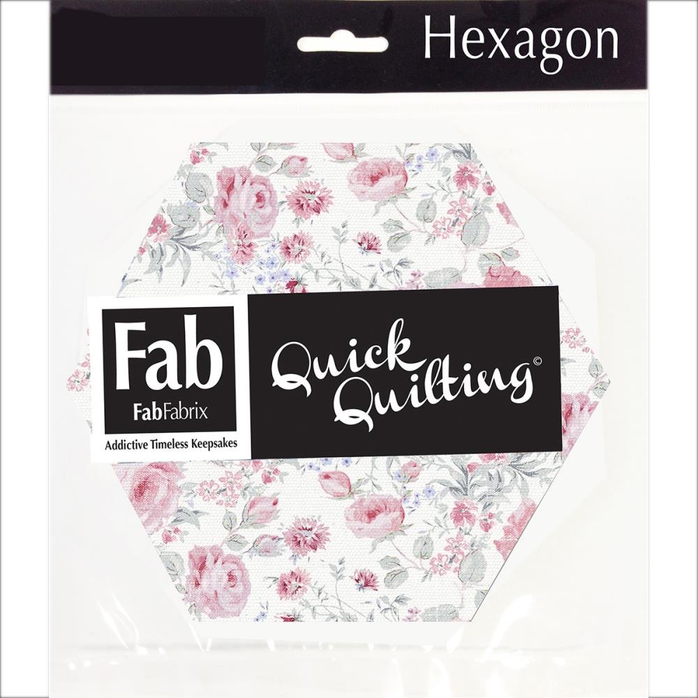 מארז בדים חתוכים: Shabbylicious - Hexagons Pink