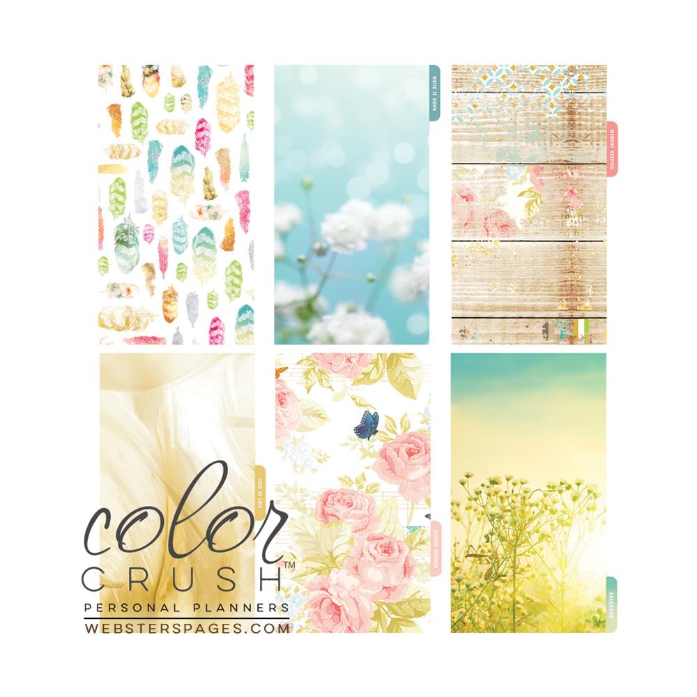 Color Crush Personal Planner Divider Set Kit - Be Happy, Be Bright