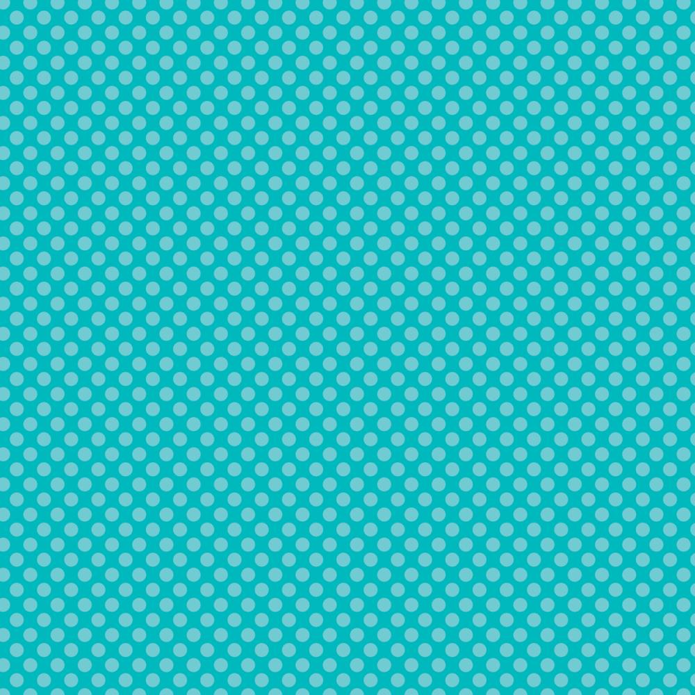 549 Basics Patterned - Teal Large Dot