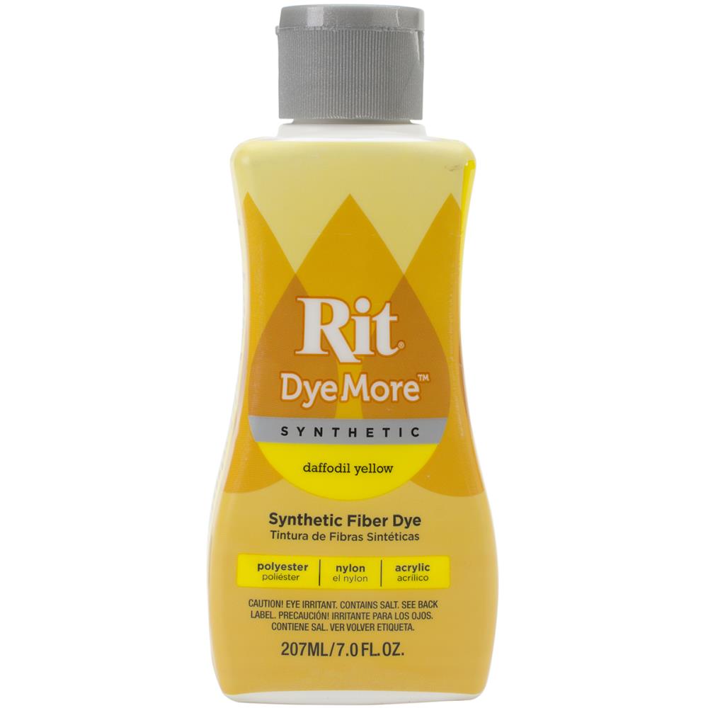 צבע לבדים סינטטיים Rit Dye More Synthetic - Daffodil Yellow