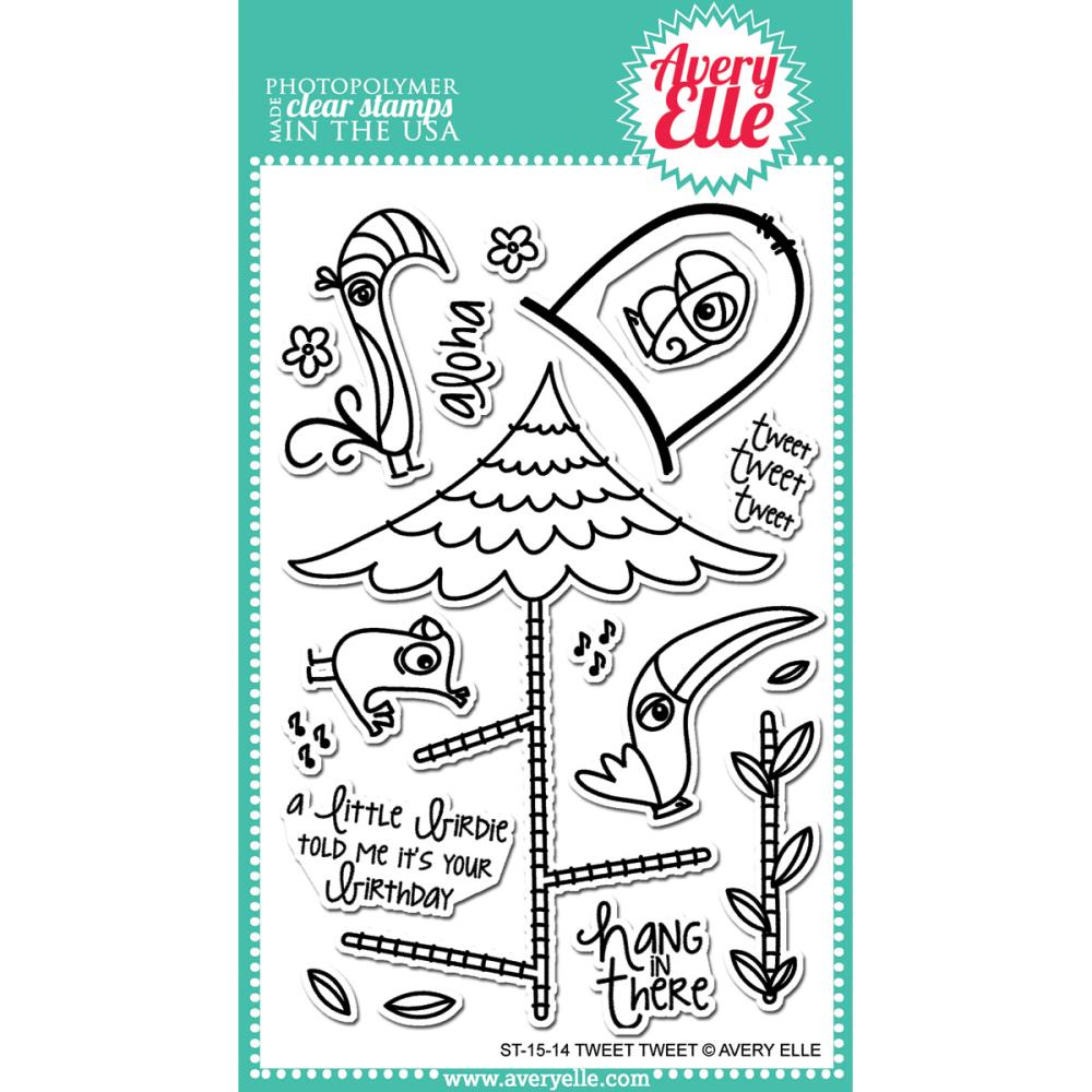 חותמות סיליקון - Clear Stamp Set - Tweet Tweet