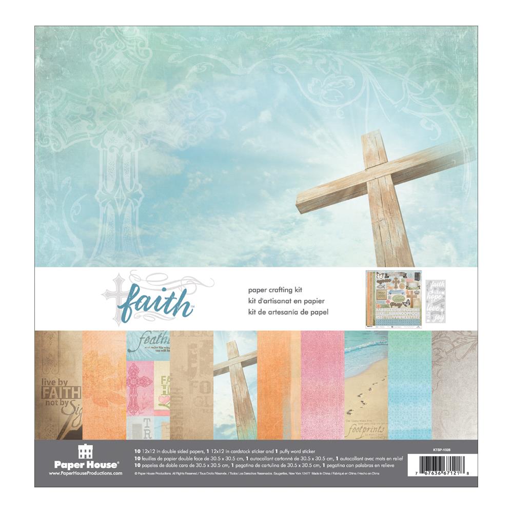 Crafting Kit 12"X12" - Faith