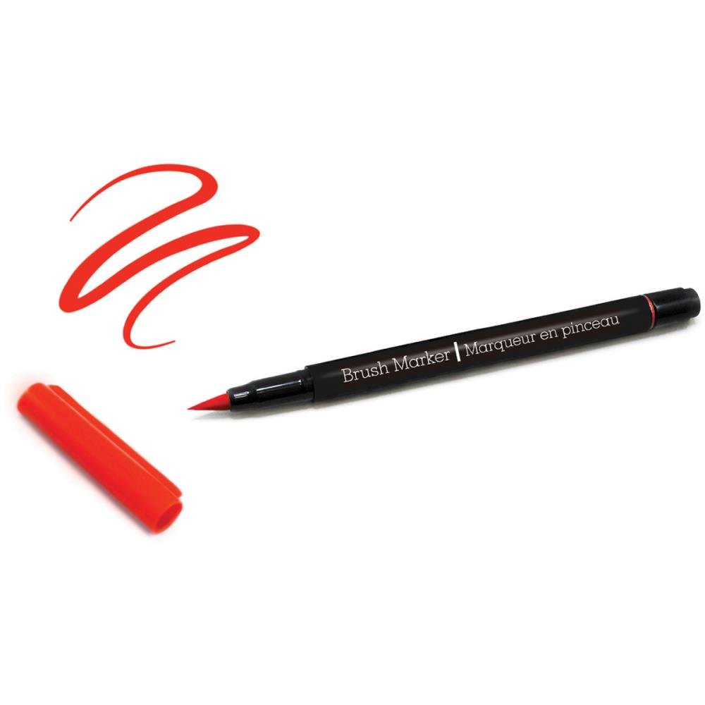 Color Factory Long-Tip Brush Marker - Red