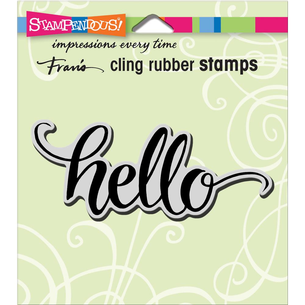 חותמת קלינג - Cling Stamp - Big Brush Hello