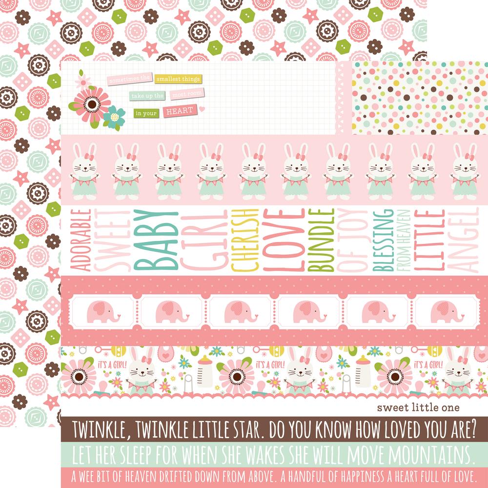 1043 Sweet Baby Girl - Border Strips