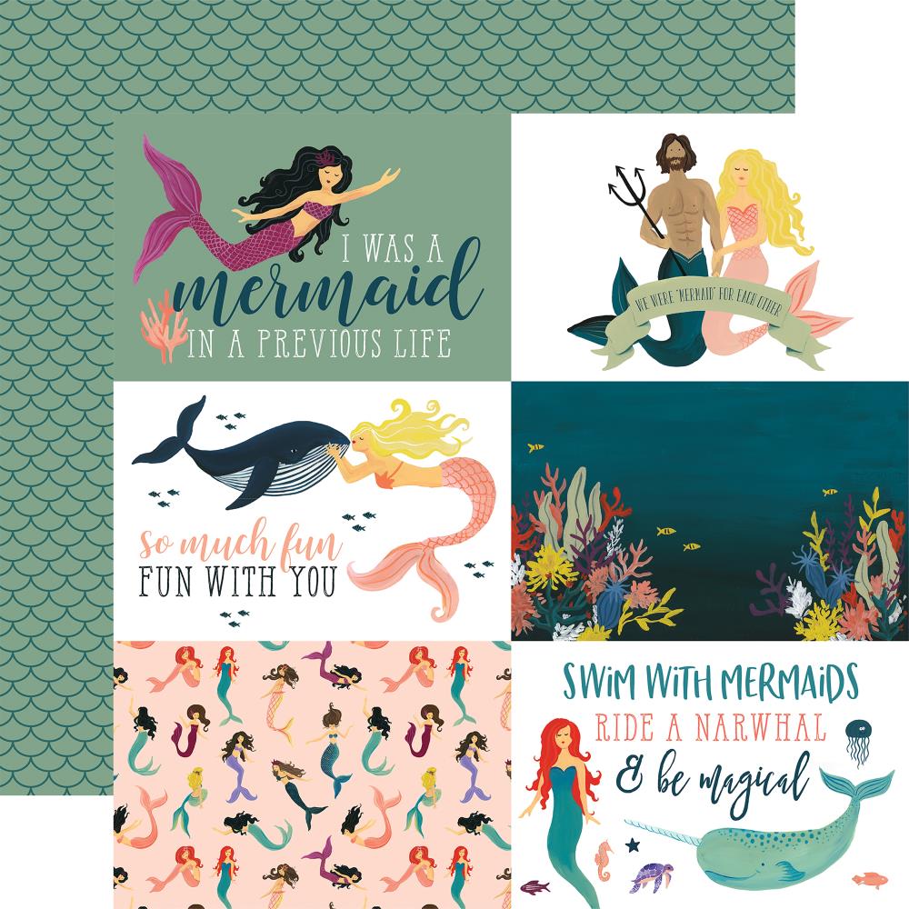 373 Mermaid Tales - 4"X6" Journaling Cards