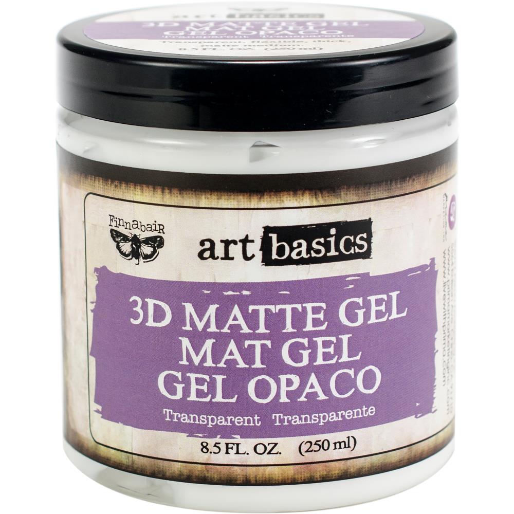 ג&#39;ל מדיום שקוף Art Basics 3D Matte Gel - Transparent