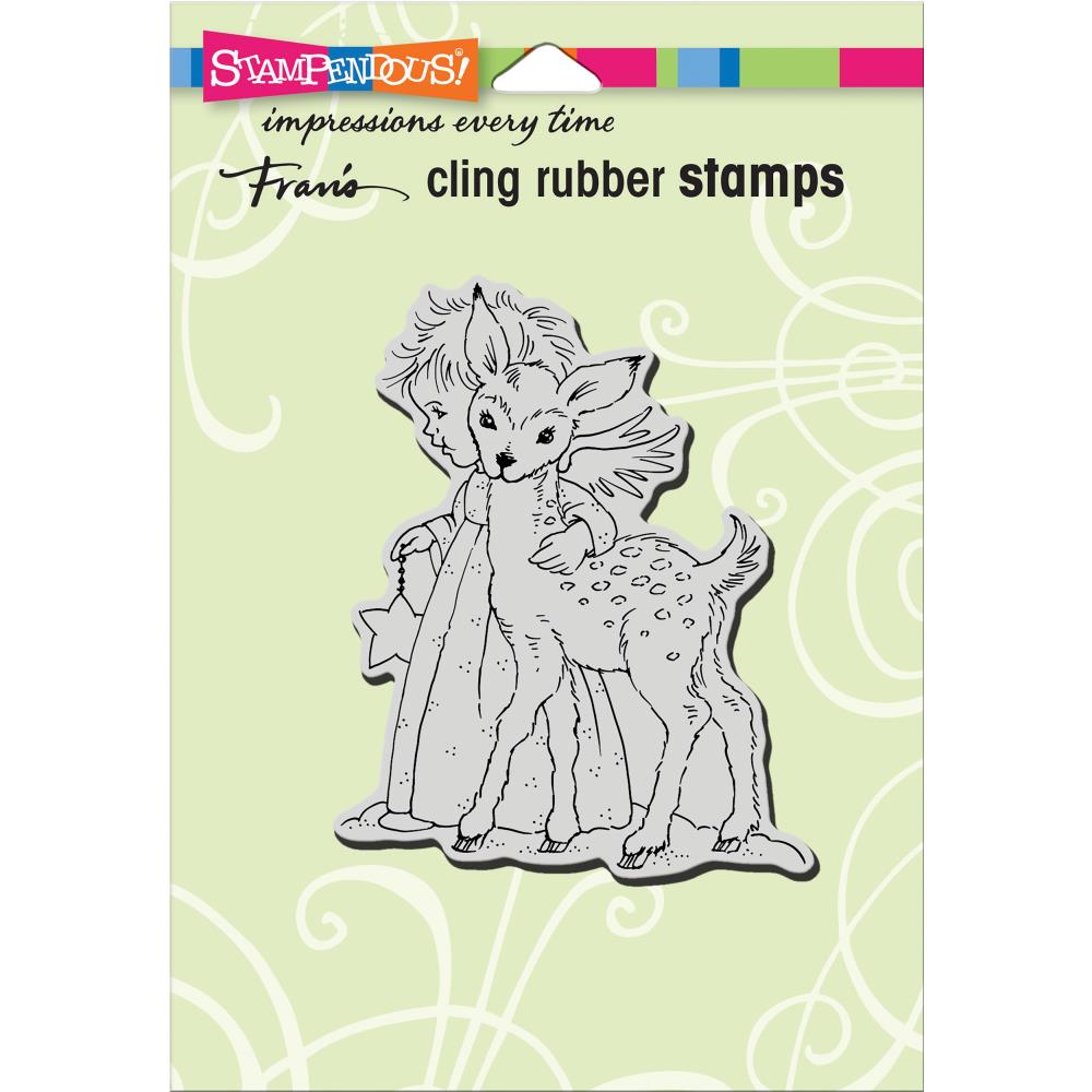 חותמת קלינג - Cling Stamp - Cherub Deer