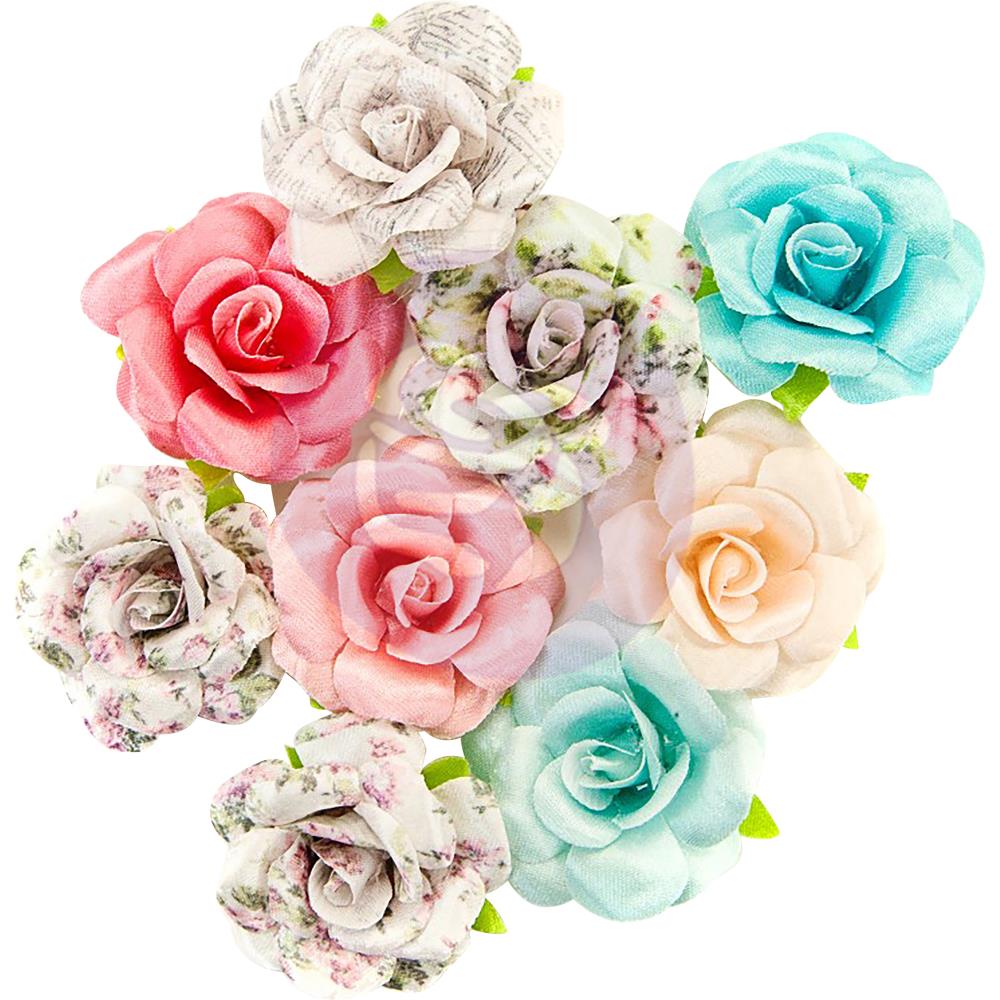 פרחי בד- Misty Rose Fabric Flowers - Fatima