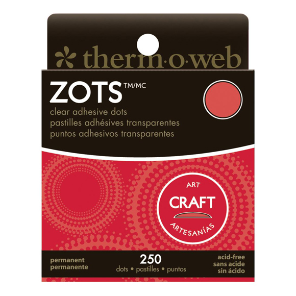 נקודות דבק - Zots Clear Adhesive Dots - Craft
