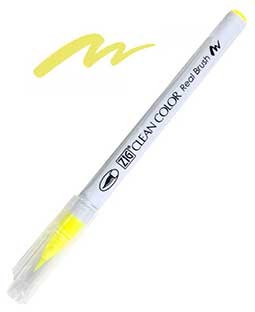 Zig Real Brush - 001 FL. Yellow