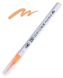 Zig Real Brush - 002 FL. Orange
