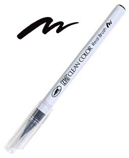 Zig Real Brush - 010 Black