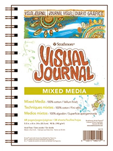 מחברת VISUAL JOURNAL- מיקס מדיה-A4