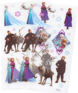 מדבקות נייר - Disney Frozen - Frozen Characters