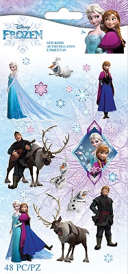מדבקות נייר - Disney Frozen - Frozen Characters