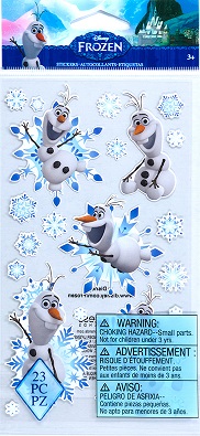 מדבקות נייר - Disney Frozen - Olaf