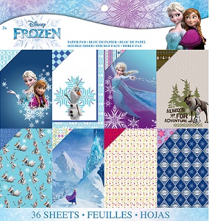 מארז קארדסטוק 12" - Disney Frozen - Paper Pad