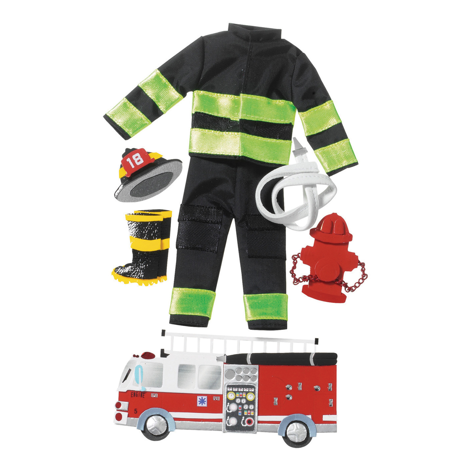 מדבקות תלת ממד - Dimensional Stickers - Firefighter