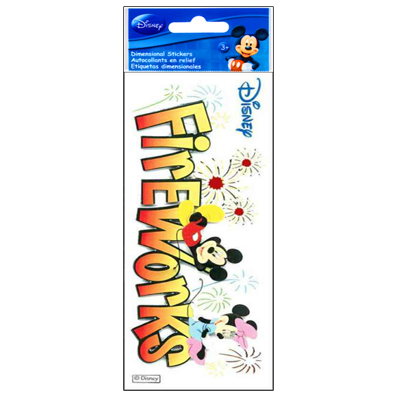 מדבקות - Mickey Fireworks