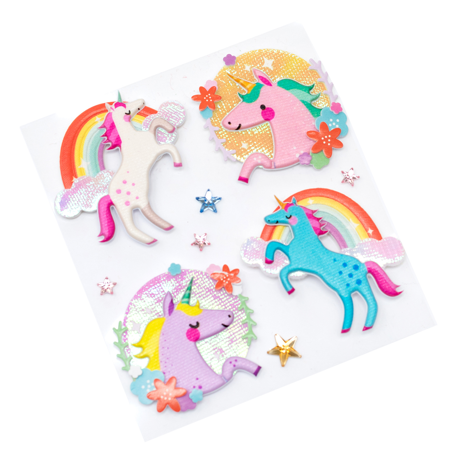 מדבקות תלת ממד - Dimensional Stickers - Unicorns
