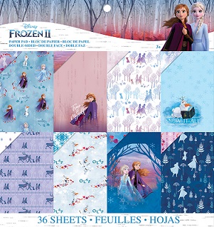 מארז קארדסטוק 12" - Disney Frozen II - Paper Pad