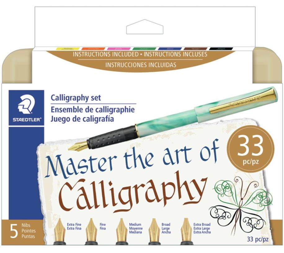 סט קליגרפיה מפואר - Staedtler Calligraphy Pen Set 33pcs