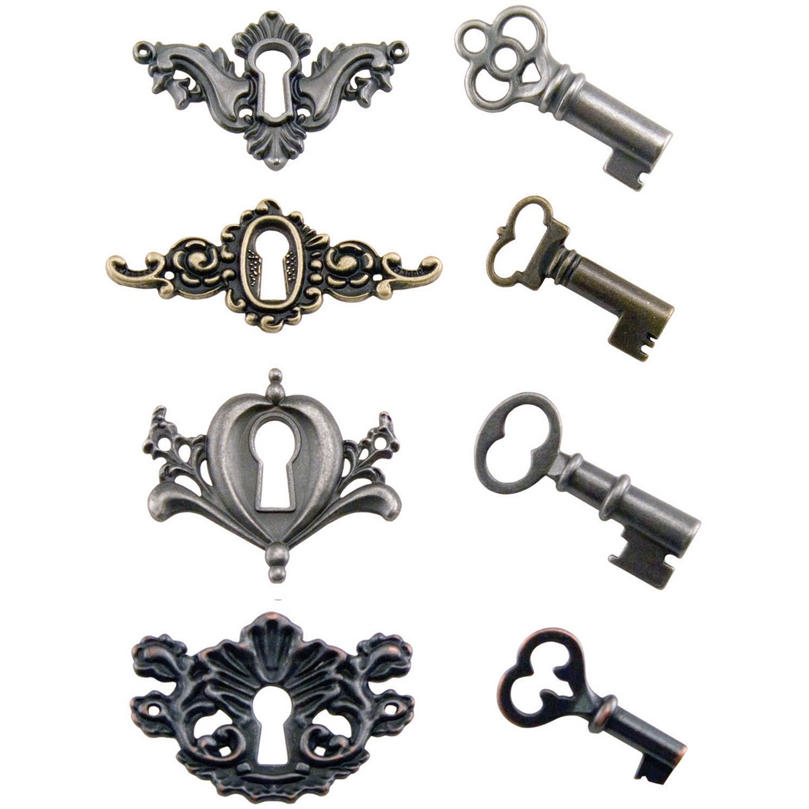 עיטורי מתכת - Idea-Ology Metal Locket Keys