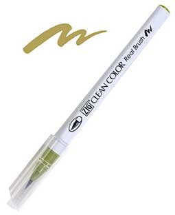 Zig Real Brush - 046 Mid Green