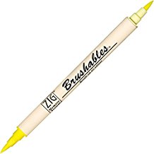 Zig Brushable Marker Pen - 050 Pure Yellow