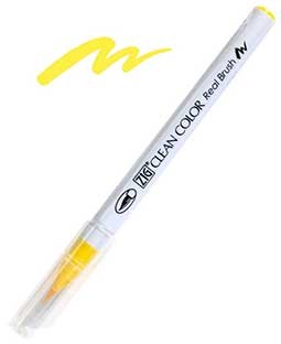 Zig Real Brush - 050 Yellow