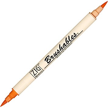 Zig Brushable Marker Pen - 070 Pure Orange