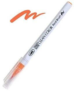 Zig Real Brush - 070 Orange