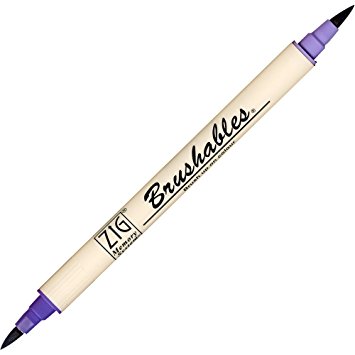 Zig Brushable Marker Pen -  080 Pure Violet