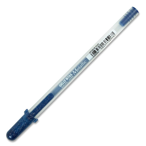 עט ג&#39;ל Gelly Roll Pen Metallic - Blue Black