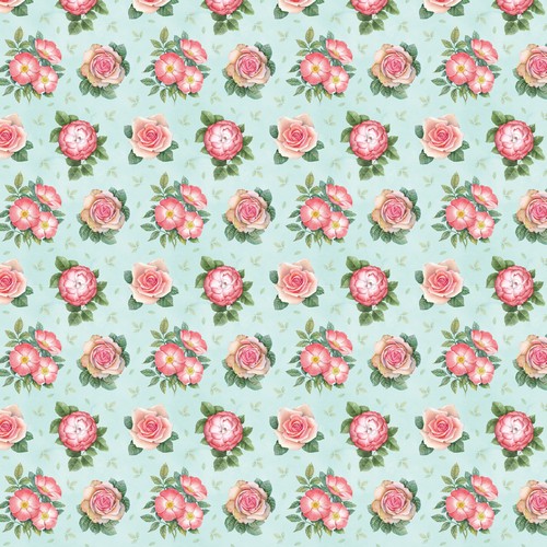 899 Paper 047 - Shabby Roses
