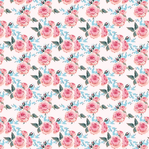 897 Paper 048 - Shabby Roses