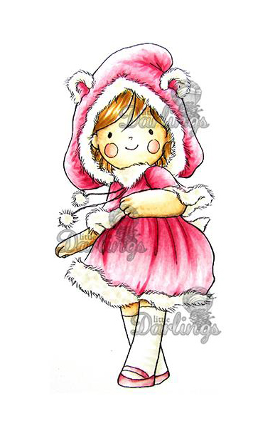 Little Darlings Cling Stamp - Little Bear
