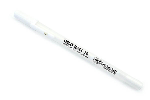 עט ג&#39;ל לבן - Gelly Roll Classic - Bold White